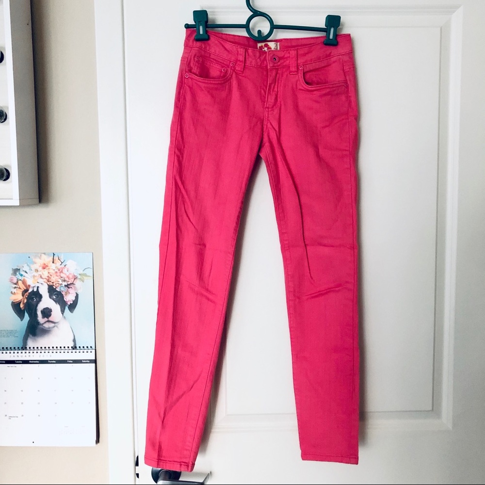 🌺 Forever 21 XXI pink denim jeans pants 🌸